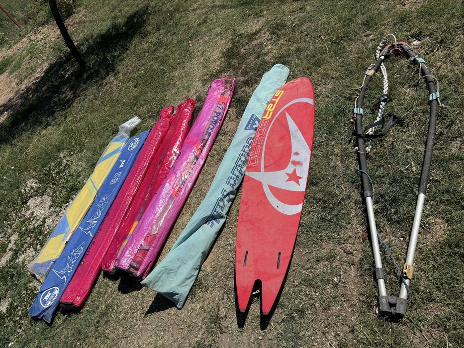 Set 6 vele windsurf Gaastra + accesorii