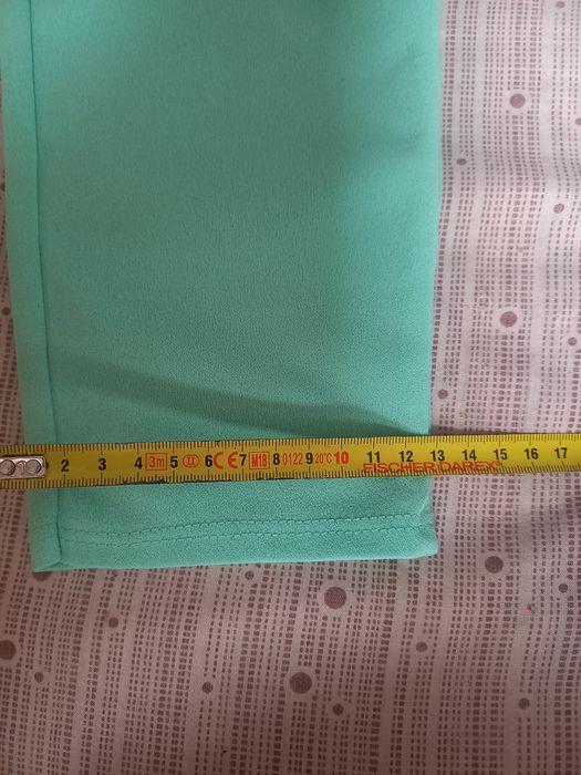 Pantaloni dama verde menta