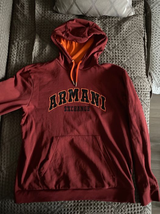 Худи Armani Exchange красное