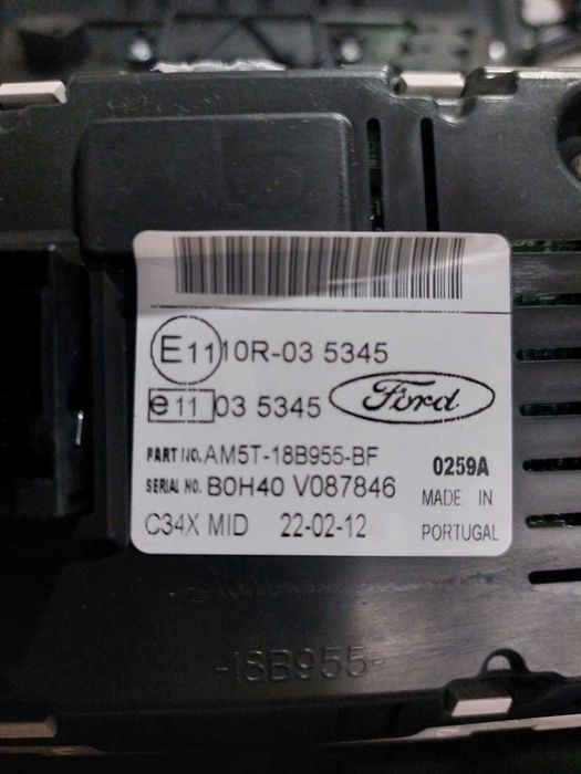 Табло-медия Форд фокус 2012