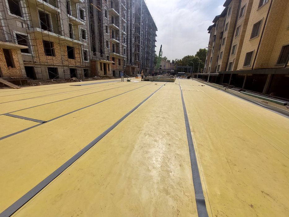 Гидроизоляция крыш, террас из ПВХ И ТПО мембраны