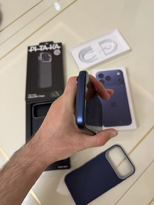 iPhone 17 Pro Max (Sim+Esim) Blue + Pitaka