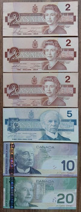 Bacnote românești serii consecutive, și străine