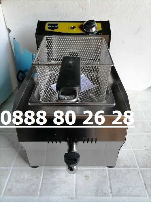 Фритюрник  Електрически  8л.3,2кw фритюрник дюнер скара котлон