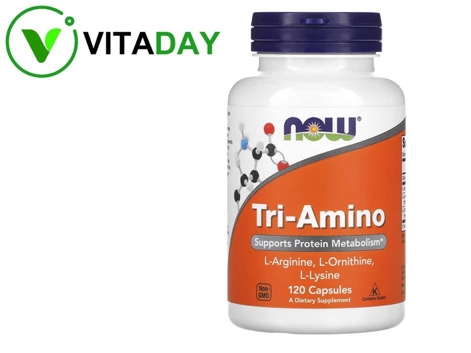 NOW Foods, Tri-Amino, 120 капсул