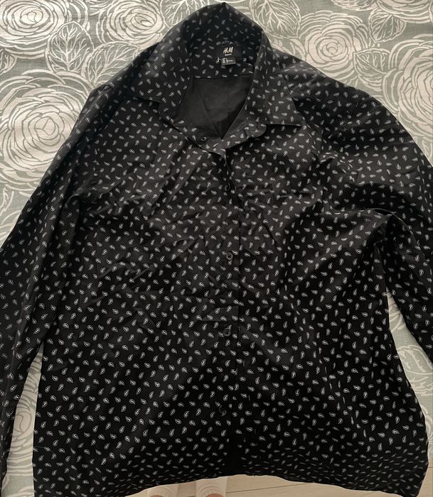 Мъжка черна риза H&M