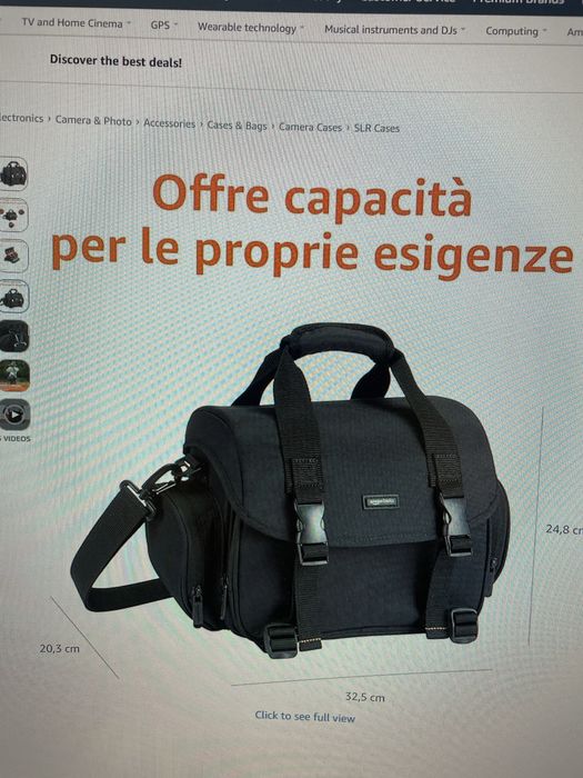 Geanta aparat foto DSLR, SLR AMAZON