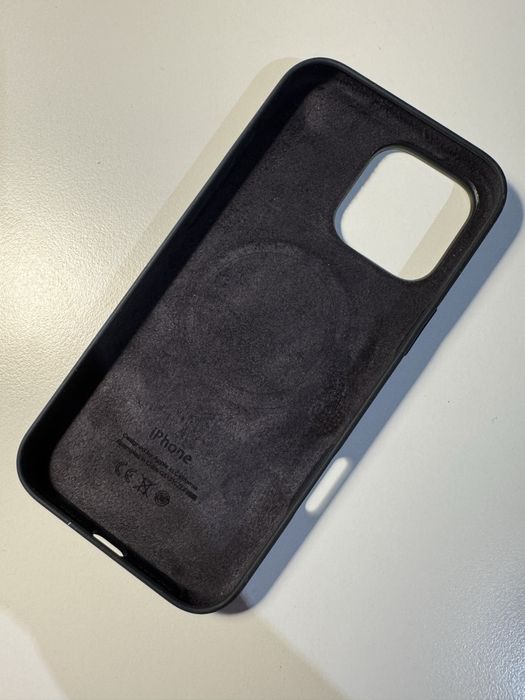 Husa Silicn Apple iPhone 16 Pro Max Black