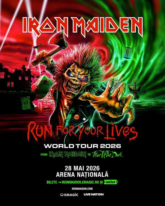 Bilet Iron Maiden 28 mai-in fata scenei (Standing Pink)