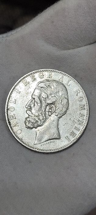 Monede 5 lei 1880/1881/1882/1883/1906 argint Carol l bani vechi