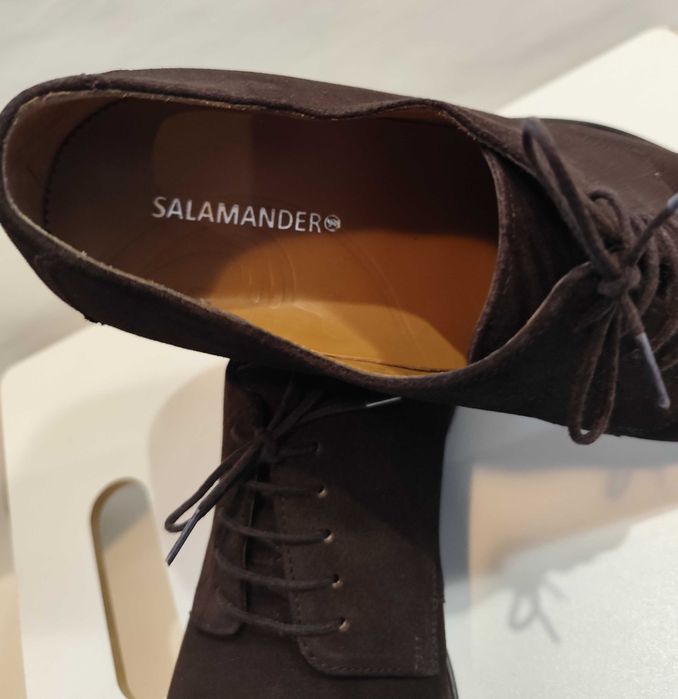 Pantofi derby 42 42.5 plain toe Vagabond NOI piele naturala moale