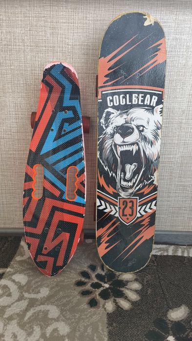 Скейтборд и пенниборд рабочие