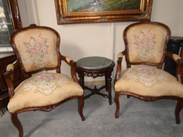 Set de 2 superbe fotolii in stil francez