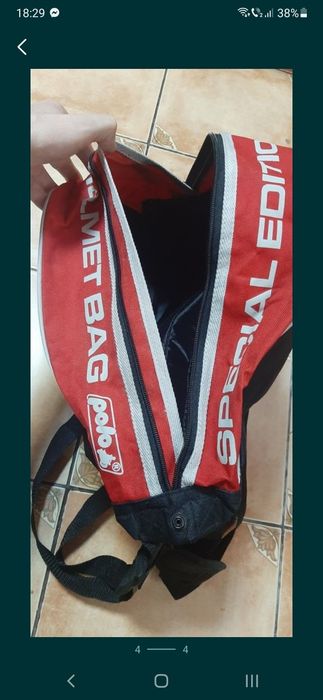 Ghiozdan casca moto motocicleta helmet bag polo