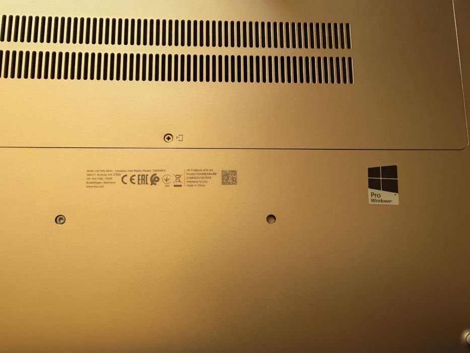 i7, 16GB RAM, 256GB SSD, 750GB HD, HP ProBook 17" 470 G4, i7 -7500U