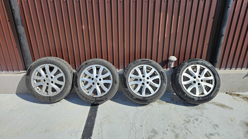 Jante Renault aliaj si anvelope Vara PIRELLI POWERGY 215/55/R17 98Y XL