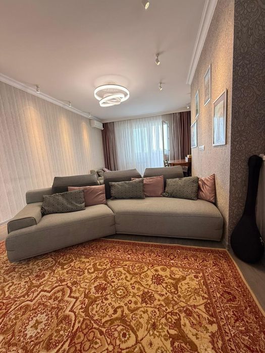 Диван Ferrari Divani Италия, 3 секции, 420 см, ткань Aquaclean