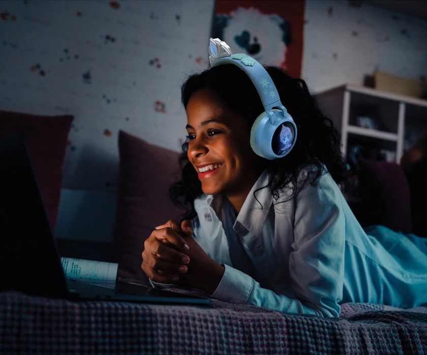 Детски Lexibook - 3D Замръзналото кралство Bluetooth® и жични слушалки