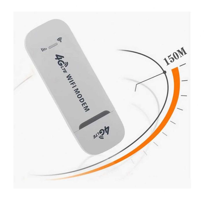 4G LTE USB Модем и WiFi Рутер 150Mbps - Преносим Безжичен Хотспот за SIM Карта, Интернет за Кола, Дом и Офис, Pocket Router Stick