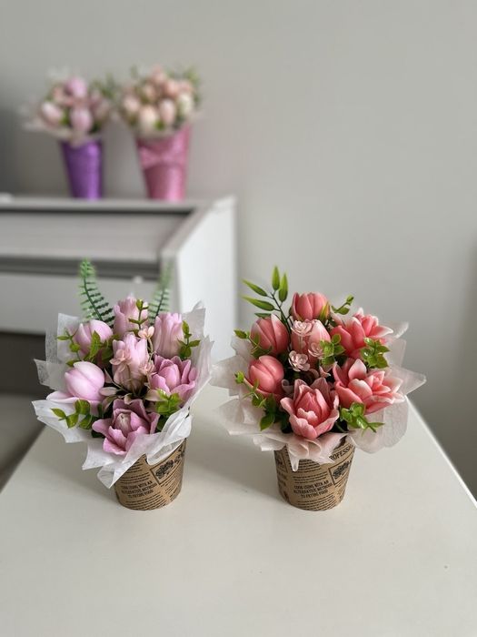 Букеты из мыла в ассортименте!