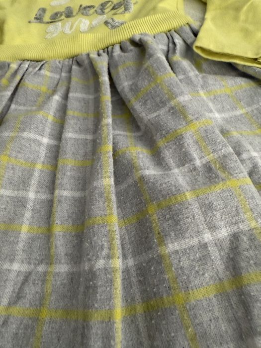 Рокля с дълъг ръкав за момиченце 5 годинки