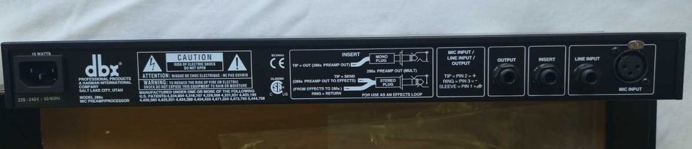 Микрофонен предусилвател / MIC PREAMP / DBX 286S
