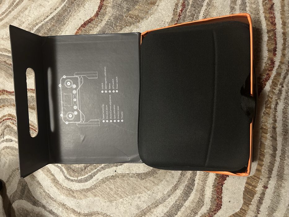 Dronă V168 Pro – cu GPS și cameră HD/4K, pliabilă, în husă de transport