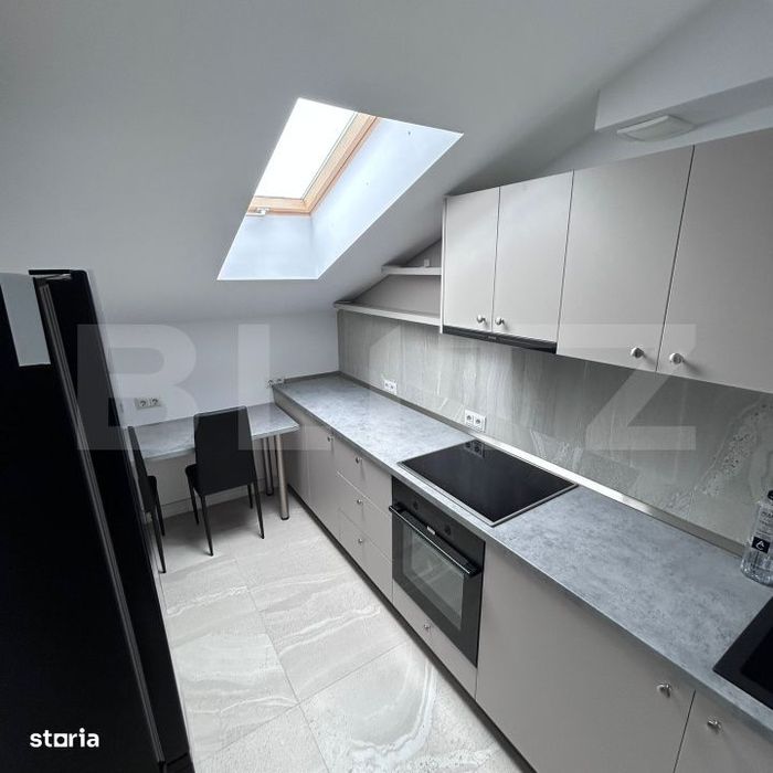 Apartament 37 mp, mansarda, mobilat si utilat, ideal locuinta sau inve