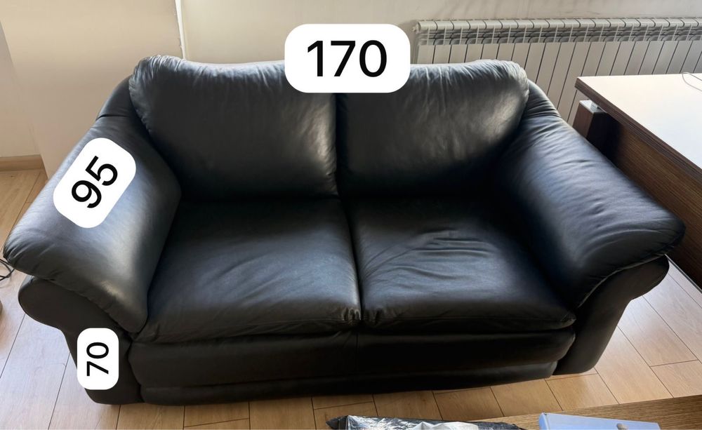 Диван кресло натуральная кожа