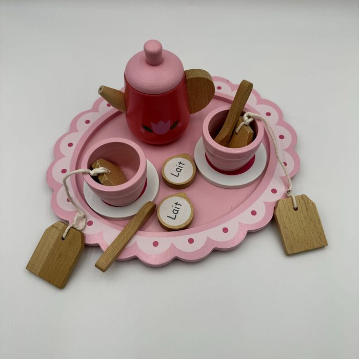 Чайный набор детский деревянный игрушечный