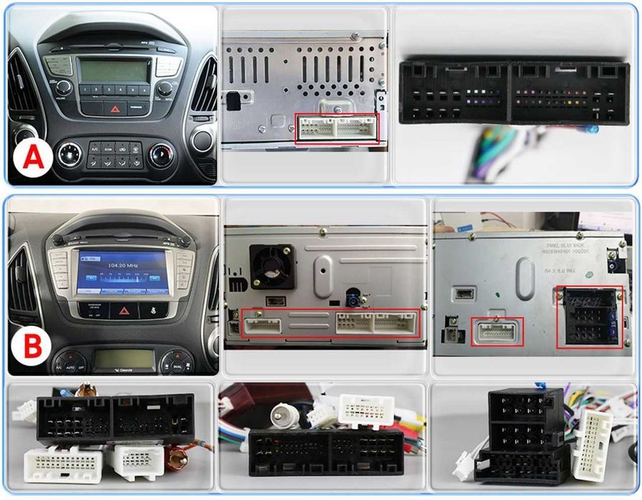 Hyundai IX 35 Tucson 2011-2014 Мултимедия Навигация Android