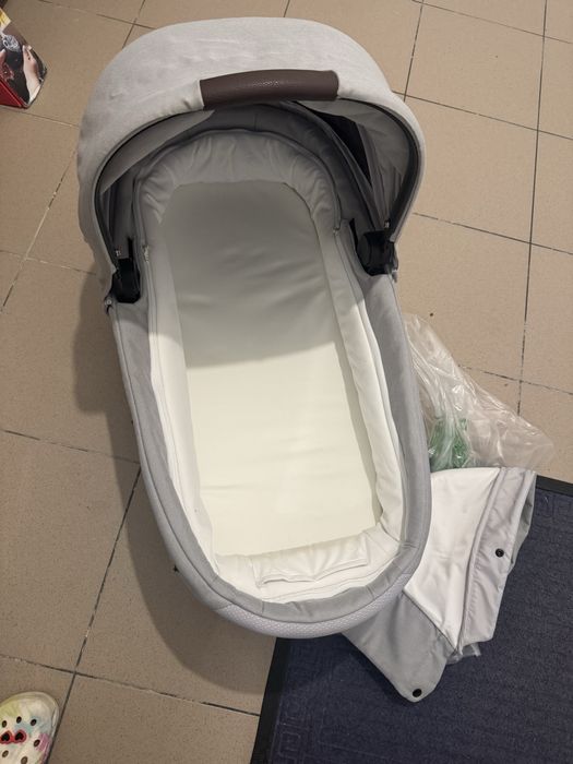 Landou Cybex Balios S lux, lava grey si scoica Cloud T