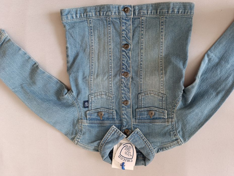 Чисто ново Чико Якенце дънкова с клипс се затваря