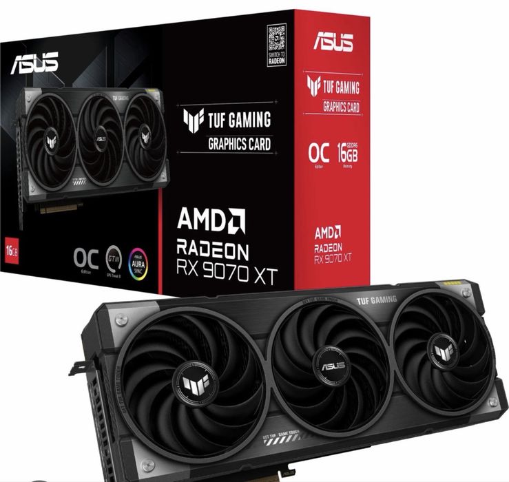Новая видеокарта RX9070XT (аналог 5070ti)