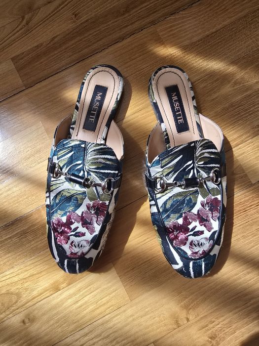 Papuci Musette satin