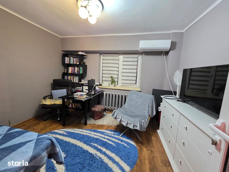 4 camere, suprafață 104 mp, 2 băi, 3 balcoane, mobilat, utilat