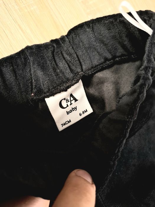 Set costum Moș Crăciun + body spiridus, ținută de Crăciun, C&A, mărime