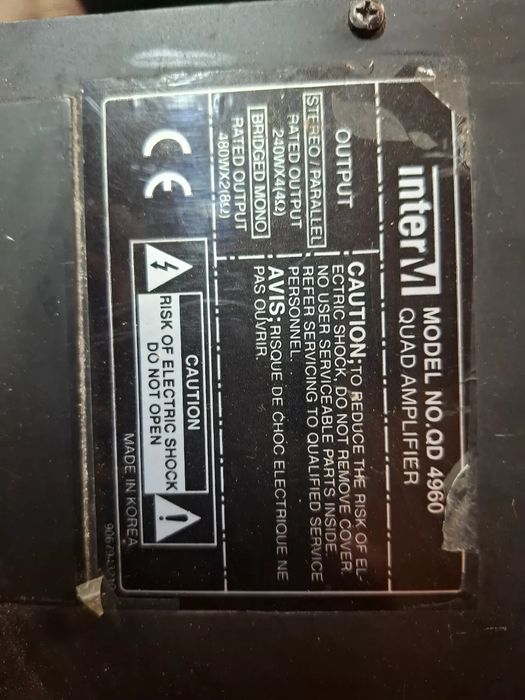 Amplificator audio ITERM QD-4960