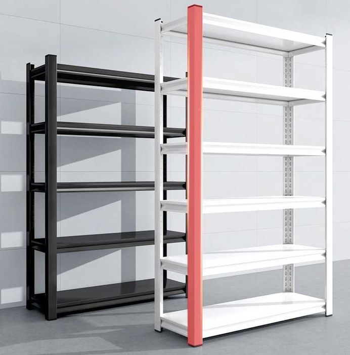 Stellaj idishkar va karobkalar quish uchun bor uy va ishxonaga nalichi