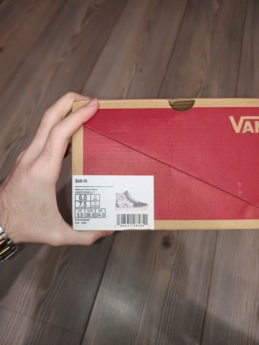 Vans Sk8-Hi Hibiscus Check Black