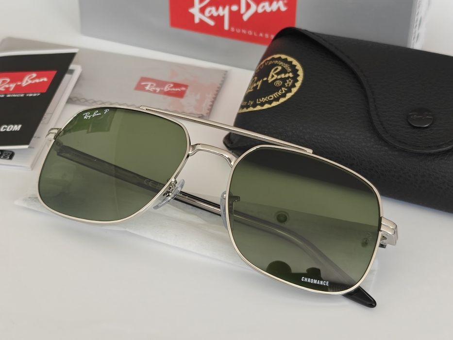 ЧИСТО НОВИ Оригинални Ray-Ban RB3699 003/P1 Chromance, Поляризирани