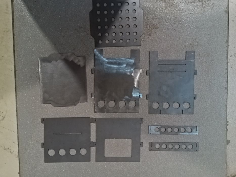 Печь щепочница разборная