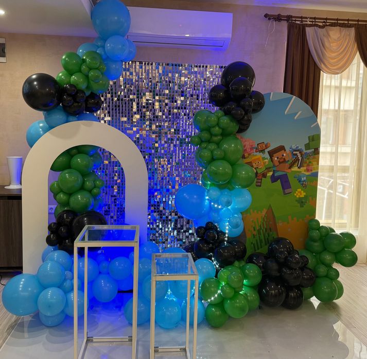Украса с балони за рожден ден/погача/кръщене и други партита