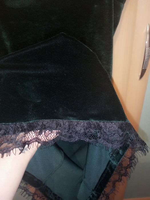 Изумрудное платье  размер S