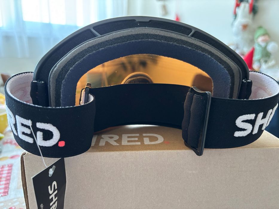 Ски очила Shred Black-Silver mirror, cat S2