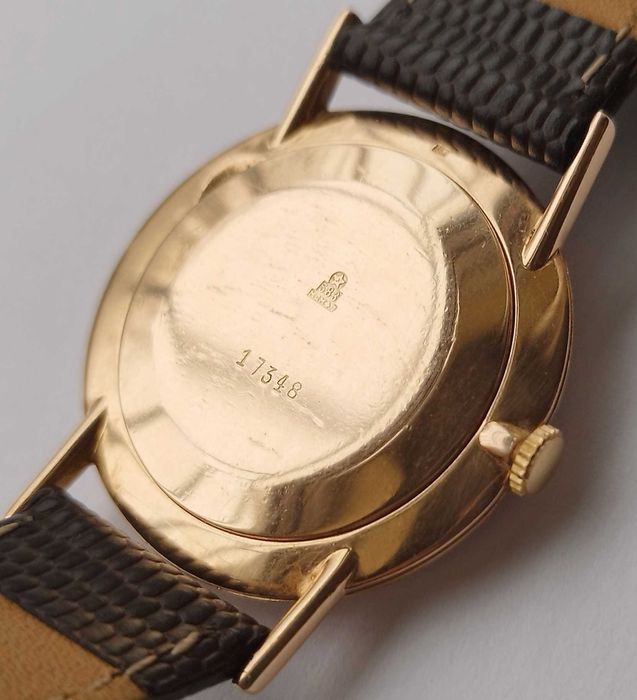 Стар часовник Полет, златен, 14К, 583, СССР, диам. 33 мм