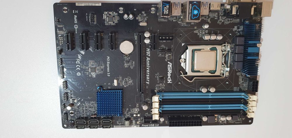 Piese Pc,8 Gb ram ddr3 crucial, CPU I5-4460 cu cooler stock,placa de baza ASRock H97 Anniversary