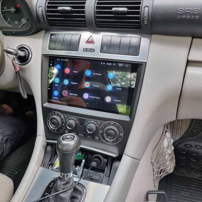 Navigatie Android Mercedes c class W203