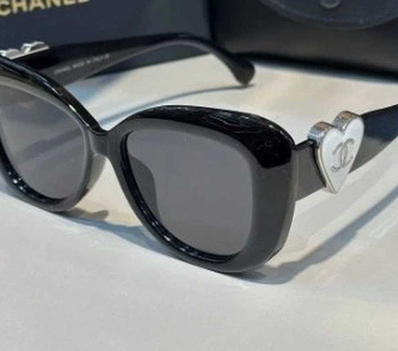 Ochelari De Soare Chanel Negri Unisex Vara