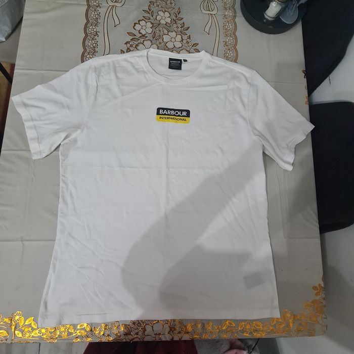 Tricou Alb, XXL. Barbour Internațional